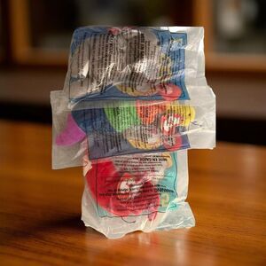 NWT Sealed Vintage McDonald’s Ty Mini Beanie Babies #4 #5 #7 Stuff Animals P30